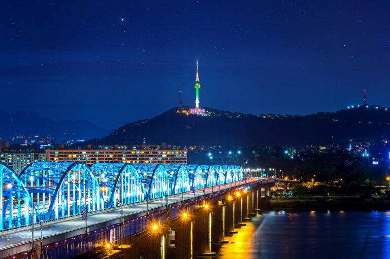 Korean city nights — where lights and life never sleep.